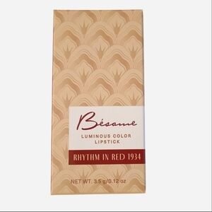 Besame Cosmetics Luminous Color Lipstick In Rhythm in Red 1934